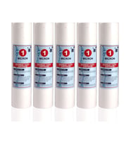 Açık Kasa Su Arıtma Cihazı 10 Inç 1 Mikron Sediment Spun Filtre ( 5 Adet )