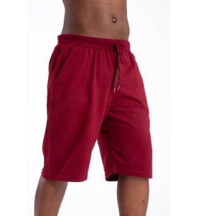 Lukitus Pamuklu Regular Fit Erkek Şort (Bordo)