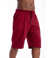 Lukitus Pamuklu Regular Fit Erkek Şort (Bordo)
