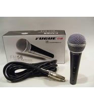 Fugue FM-58 Dinamik Mikrofon (Kablolu - Tek Yönlü - 600 Ohm)