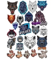 Kurt Wolfs Sticker Set-2 17 Parça Telefon, Tablet, Defter, Laptop Sticker