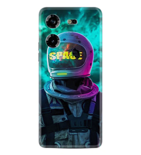Tecno Pova 5 Kılıf Resimli Desenli Silikon Platinium Series Space 1854
