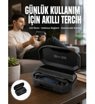 Kulak İçi Bluetooth Kulaklık Rgb Işıklı Çift Mikrofonlu Ios/Android Uyumlu Bt 5.2 Yeni Nesil
