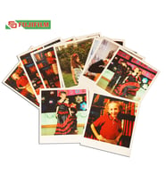 25 ADET Kişiye Özel Polaroid Fotoğraf Baskısı 9,3x9,3 cm FUJİFİLM solmaz baskı
