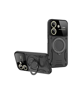 13C Kılıf Joy Lens Standlı Kapak - Siyah