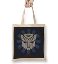 Transformers Retro Japanese Bez Çanta Uzun Saplı