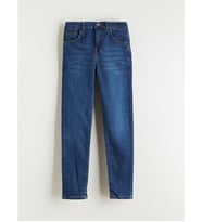 LCW Kids İndigo Super Skinny Fit Erkek Çocuk Polar Astarlı Jean Pantolon