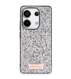 Onegif Xiaomi Redmi Note 13 Pro 4g Bright Simli Kapak - Gümüş