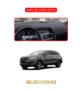 AUDI Q7 (2005-2015)TORPİDO KORUMA HALISI KIRMIZI KENAR