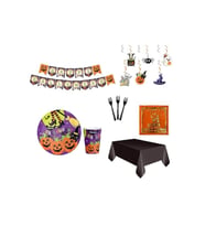 Halloween Cadılar Bayramı Kutlama Seti Banner + Tavan Süs Halloween Paketi