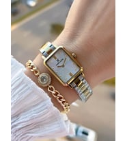 Daniel Klein Vintage Seri Kümüş Kasa 2 Yıl Garantili 3 Atm Kadın Kol Saati+Bileklik BFF.10866.3 (Gri)