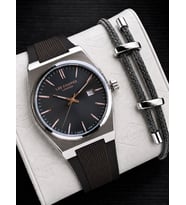Lee Cooper İtalyan Tasarım Bileklik Hediyeli Silikon Kordon 5 Atm Erkek Kol Saati ELC.08250.362