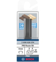Professional Ahşap İçin Standart Yiv Frezesi (Ahşap İçin, Ø 12 Mm, Çalışma Uzunluğu 32 Mm, El Frezesi Aksesuarı)