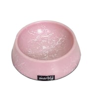Playfull Pink White Mermerit Kedi Köpek Mama ve Su Kabı 8 oz