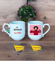 Odyolog Kupa Bardak Oval Fotoğraflı Tıp Bayramı Hediyesi Odyologlar Günü Hediyesi