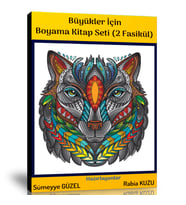 Büyükler İçin Boyama Kitap Seti (2 Fasikül Kitap)