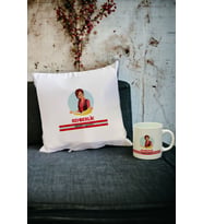 Rehberlik Kupa Bardak ve Yastık Set (Beyaz)
