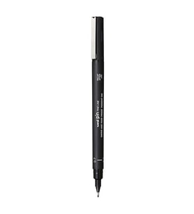 Uni-Ball Teknik Çizim Kalemi Markör Akrilik Uçlu Kalem Fine Line Pin 0.7 Mm Siyah (12 Li Paket)