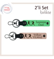 Yumruğu Yüreğinde Taşıyanlara, Combat Temalı, Kişisel Anahtarlık Hediyesi, Fıstık Yeşil-Yavru Ağzı