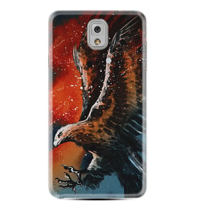 Samsung Note 3 4 5 8 9 20 Ultra 10 Lite Kılıf Desenli Silikon Kartal Uçarken 1718
