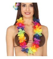 pilelistore Rengarenk Hawaii Boyun Çelengi Havai Partisi Kolyesi 1 Adet