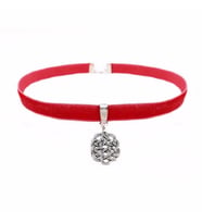 Kazaziye Aşk Düğümü Kadın Choker Tasma Kolye