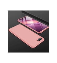 Oppo AX7 Uyumlu Kılıf Zore Ays Kapak (Rose Gold Altın)