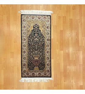 Desenli  60 x 120 Siyah Seccade