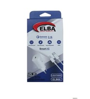Elba ELB05-PD-25WIOS Beyaz 25W Usb-c Ev Şarj Kafa+1mt Type-c To Lightnıng Kablo PD3.0-QC4.0 Hızlı Ş
