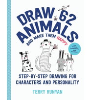 Draw 62 Animals And Make Them Happy: Step-By-Step Drawing For Characters And Personality - For Artis (Krem)