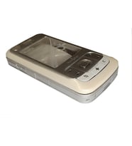 Nokia 6110N Full Kasa Kapak Tuş Takımı 6110N Uyumlu Beyaz Renk Orta Kasa Ön Kapak Arka Kapak