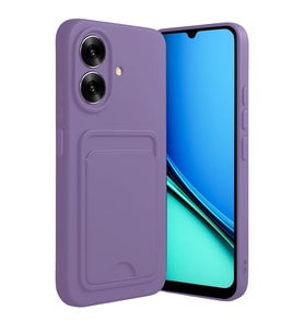 Realme Note 60 Kelvin Kartvizitli Silikon - Lila