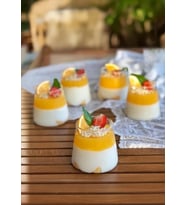 Magnolia Kasesi - 6lı Cam Tatlı Kasesi Bardak Takımı - 6x300 ML