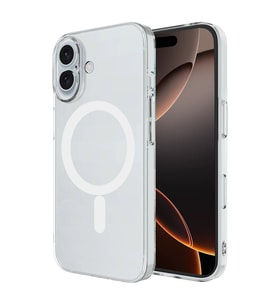 Iphone 16 Kılıf Magneticsafe Şeffaf Silikon - Şeffaf