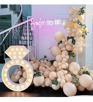 Bride To Be Partisi Kare Tag Süsleme