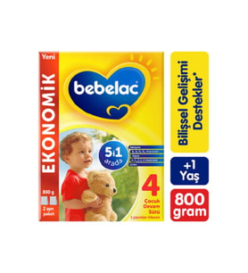Bebelac 4 Çocuk Devam Sütü 1 Yaş+ 800 gr