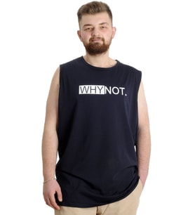 Mode XL Büyük Beden Erkek Atlet WHYNOT 23003 Lacivert