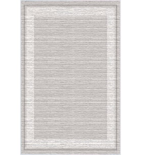 Eliana Home Baskılı, Yıkanabilir Kaymaz Taban Salon Halısı LNA0576 100x150 cm (Gri)