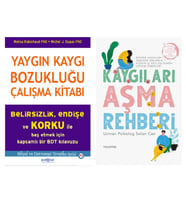 Yaygın Kaygı Bozukluğu Çalışma Kitabı + Kaygıları Aşma Rehberi 2 Kitap