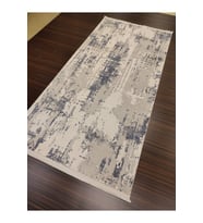 HALIMARKA ROSA B759C GRİ MAVİ MODERN HALI YOLLUK 100X200 CM