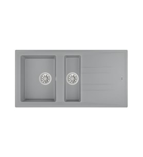 Teka Stone 60 B-TG Metalik Gri Granit Eviye