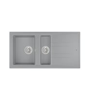 Teka Stone 60 B-TG Metalik Gri Granit Eviye