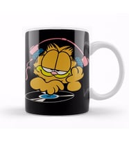 Dj Garfield Kupa Bardak Porselen