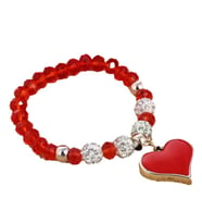 Omark Cotton Red Heart Bileklik
