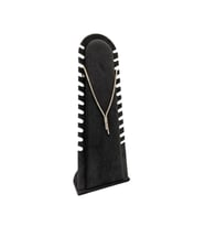 Riyad Model Süet Kumaş Füme Renk 31/11 Cm Ayaklı Kolye-halhal Sergileme Standı