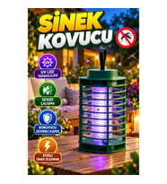UV LED Sinek Öldürücü Lamba Elektrikli Izgara Sessiz Çalışma Koruyucu Kafes