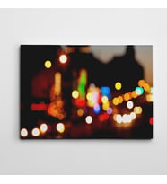 Gece Soyut Kanvas Tablo