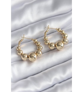 Pirinç Gold Renk Kadın Küpe - TJ-BKP8263