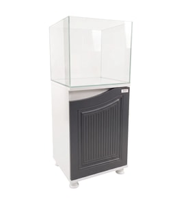 Kanki Pet 40 cm Ultra Clear Nano West Seri Mobilyalı Akvaryum Antrasit 64 Litre