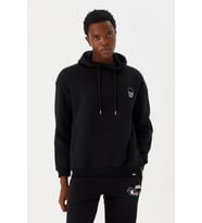 No Fear Erkek Sweatshirt Kapüşonlu Siyah M500241